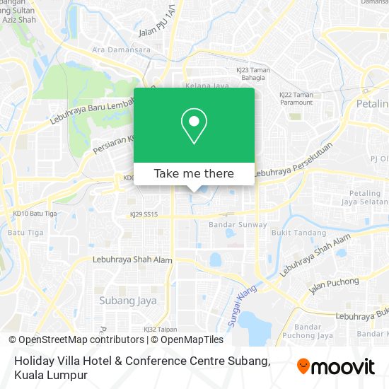 Holiday Villa Hotel & Conference Centre Subang map