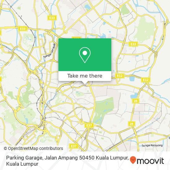 Parking Garage, Jalan Ampang 50450 Kuala Lumpur map