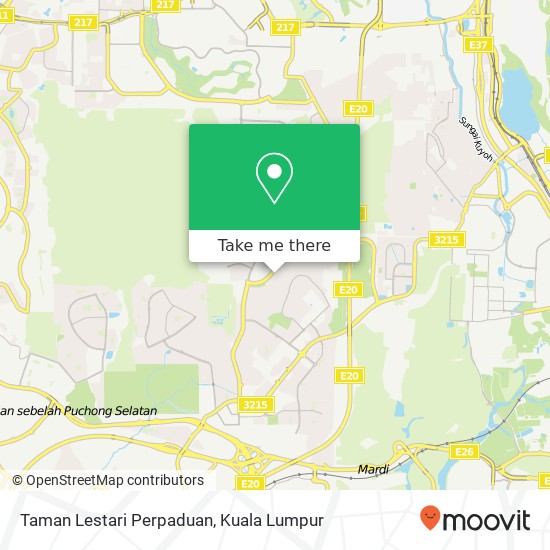 Taman Lestari Perpaduan map