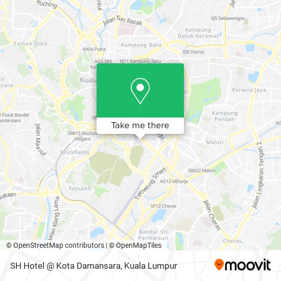 SH Hotel @ Kota Damansara map