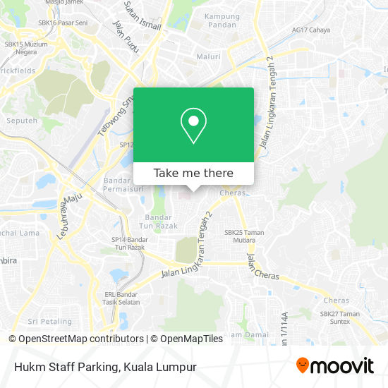 Peta Hukm Staff Parking