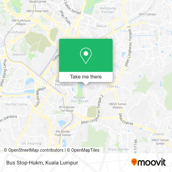 Bus Stop-Hukm map