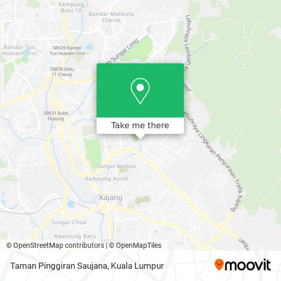 Taman Pinggiran Saujana map