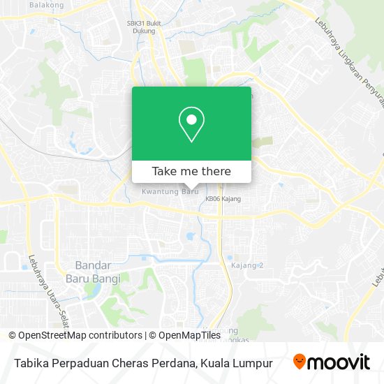 Tabika Perpaduan Cheras Perdana map