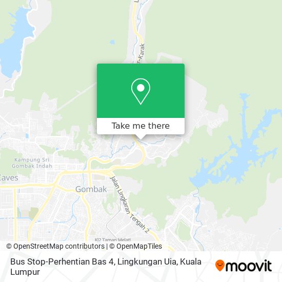 Bus Stop-Perhentian Bas 4, Lingkungan Uia map