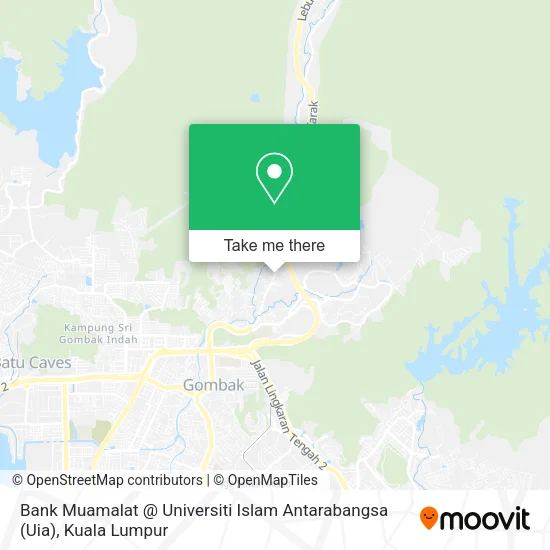 Bank Muamalat @ Universiti Islam Antarabangsa (Uia) map