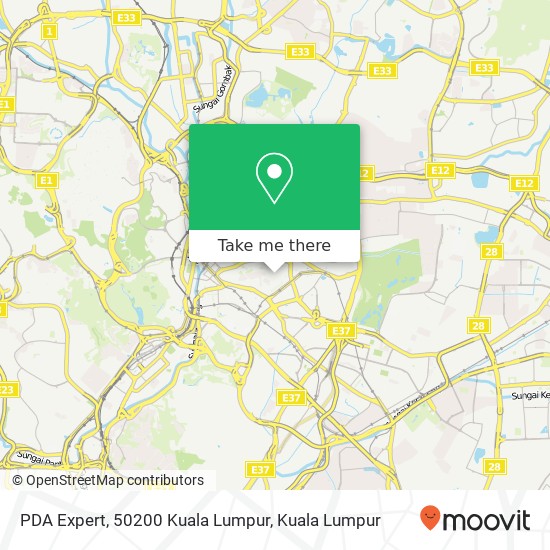PDA Expert, 50200 Kuala Lumpur map