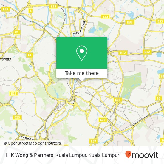 H K Wong & Partners, Kuala Lumpur map