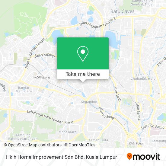 Hklh Home Improvement Sdn Bhd map