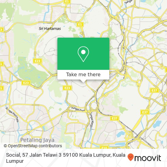 Peta Social, 57 Jalan Telawi 3 59100 Kuala Lumpur