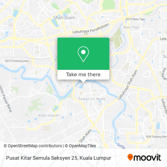 Pusat Kitar Semula Seksyen 25 map