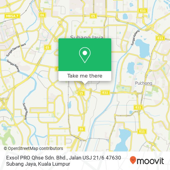 Exsol PRO Qhse Sdn. Bhd., Jalan USJ 21 / 6 47630 Subang Jaya map