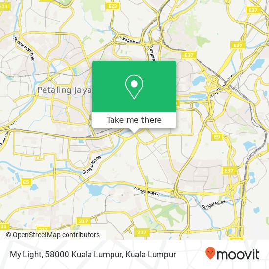 My Light, 58000 Kuala Lumpur map