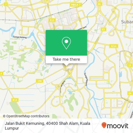 Jalan Bukit Kemuning, 40400 Shah Alam map