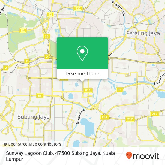 Sunway Lagoon Club, 47500 Subang Jaya map