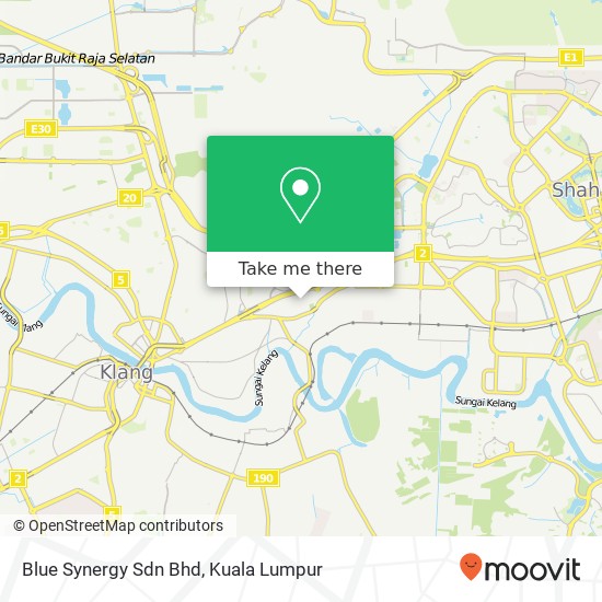 Blue Synergy Sdn Bhd map