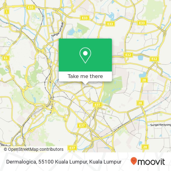Peta Dermalogica, 55100 Kuala Lumpur