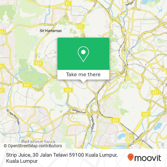 Strip Juice, 30 Jalan Telawi 59100 Kuala Lumpur map