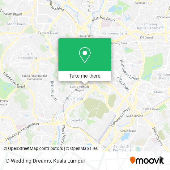 D Wedding Dreams map