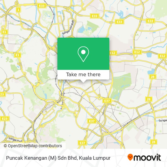 Puncak Kenangan (M) Sdn Bhd map