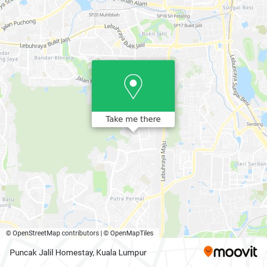 Puncak Jalil Homestay map