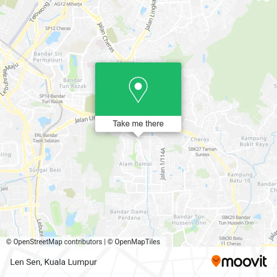 Len Sen map
