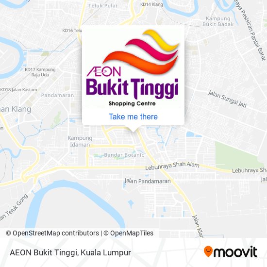 AEON Bukit Tinggi map