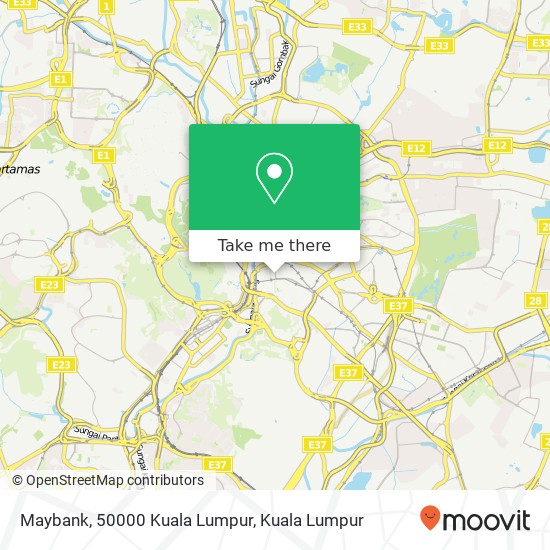Peta Maybank, 50000 Kuala Lumpur