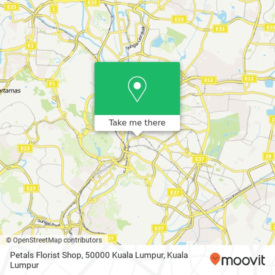 Petals Florist Shop, 50000 Kuala Lumpur map