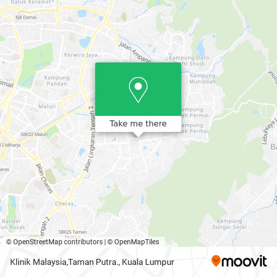 Klinik Malaysia,Taman Putra. map