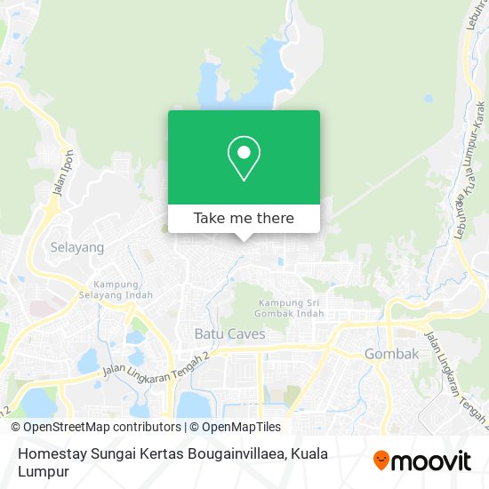 Homestay Sungai Kertas Bougainvillaea map