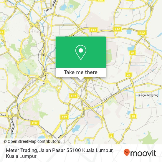 Meter Trading, Jalan Pasar 55100 Kuala Lumpur map