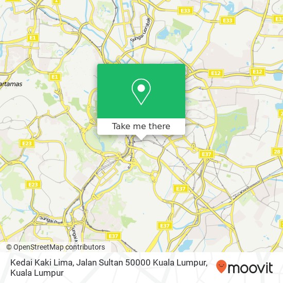 Kedai Kaki Lima, Jalan Sultan 50000 Kuala Lumpur map