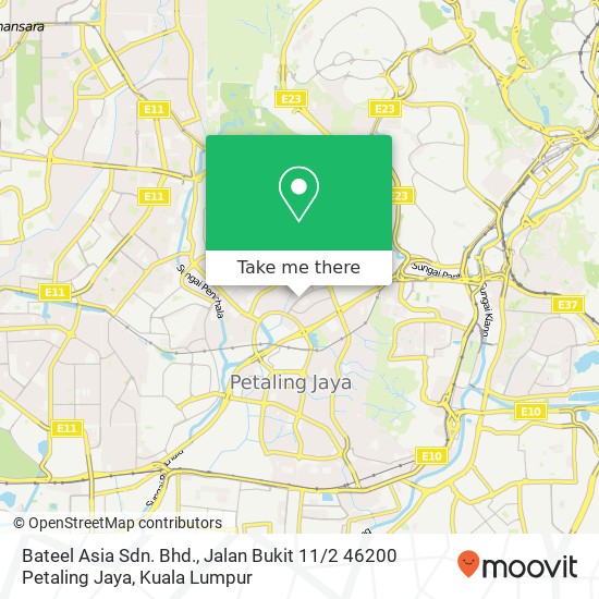 Bateel Asia Sdn. Bhd., Jalan Bukit 11 / 2 46200 Petaling Jaya map