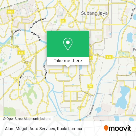 Alam Megah Auto Services map
