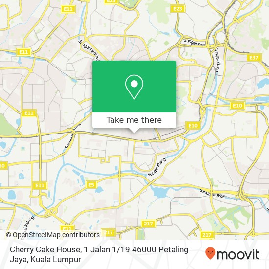 Cherry Cake House, 1 Jalan 1 / 19 46000 Petaling Jaya map