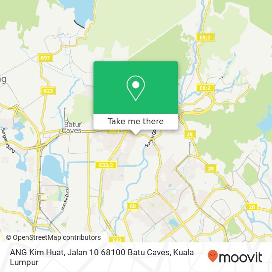 ANG Kim Huat, Jalan 10 68100 Batu Caves map