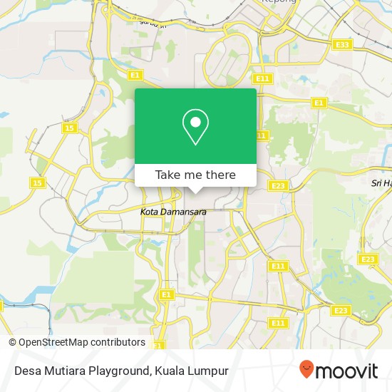 Desa Mutiara Playground map