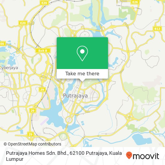 Putrajaya Homes Sdn. Bhd., 62100 Putrajaya map