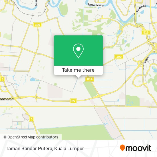 Taman Bandar Putera map