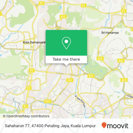 Sahaharun 77, 47400 Petaling Jaya map