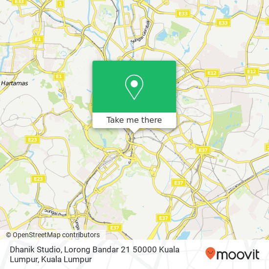 Dhanik Studio, Lorong Bandar 21 50000 Kuala Lumpur map