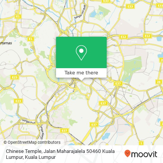Chinese Temple, Jalan Maharajalela 50460 Kuala Lumpur map