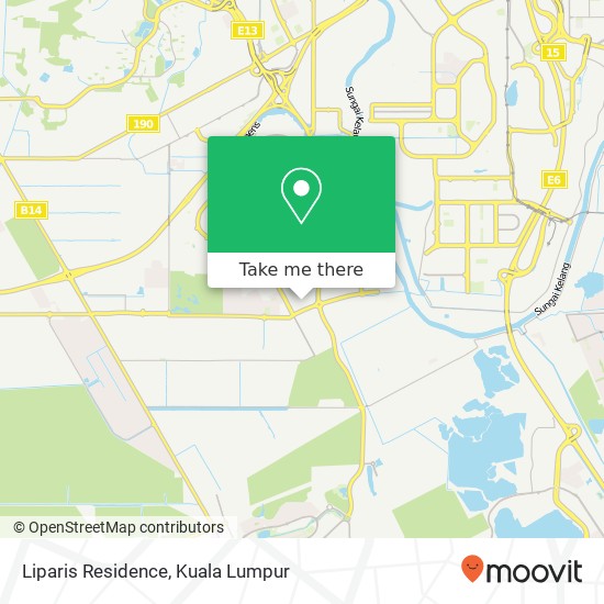 Liparis Residence map