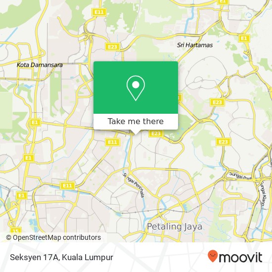 Seksyen 17A map