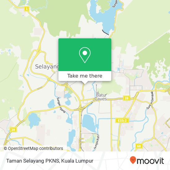 Taman Selayang PKNS map