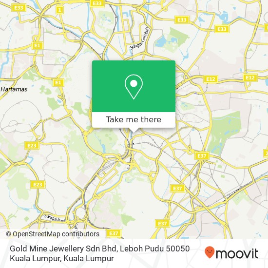 Peta Gold Mine Jewellery Sdn Bhd, Leboh Pudu 50050 Kuala Lumpur