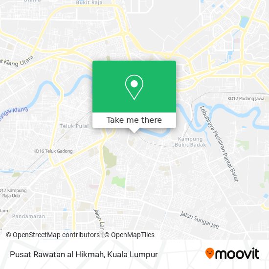 Pusat Rawatan al Hikmah map