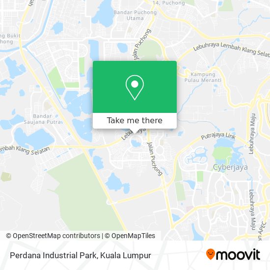 Perdana Industrial Park map