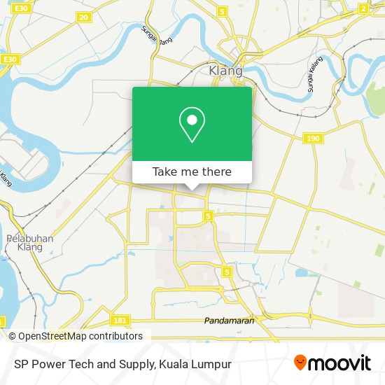 SP Power Tech and Supply map